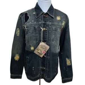 Heritage by America NWT Jean Jacket Men 2XL